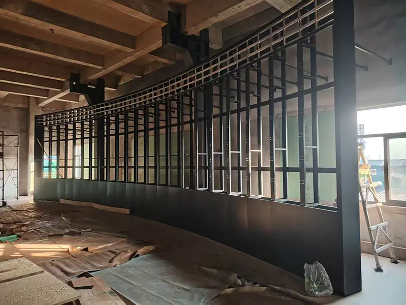 Curved LED Screen Mobile Cabinet
